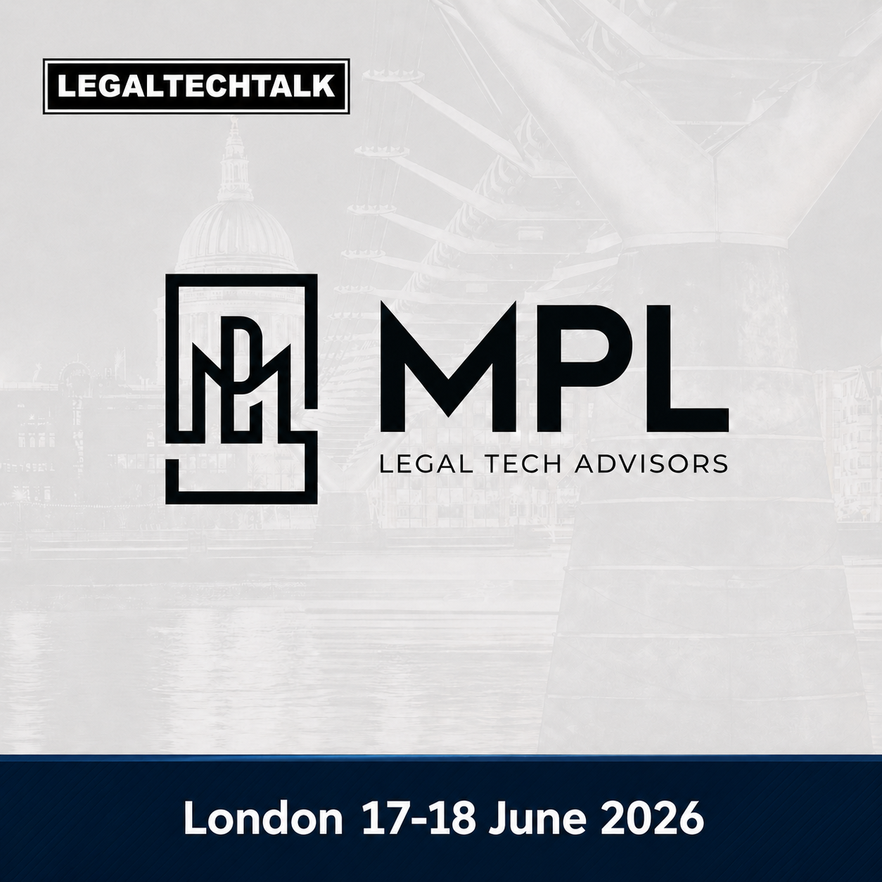 MPL Legal Tech Advisors — Press, Legal Tech Talk UK 2026
